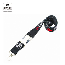 1 Zoll Personalisierte Logo Print Polyester Dye Sublimation Lanyard Großhandel mit Half Plastic Gürtelschnalle